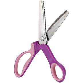 ARTIBETTER Craft Scissors 9.3 Long Pinking Shears Stainless Steel for Sewing Dressmaking