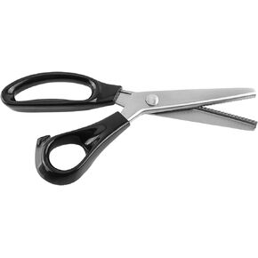 Pinking Shears For Fabric Cutting, Pinking Shears Comfort Grips Crafts Pinking Shears Handheld Dressmaking Craft Scissors Decorative Pinking Shears Scissors (4mm)