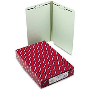 SMD37715 - Smead End Tab Pressboard Fastener Folders with SafeSHIELDreg; Coated Fastener Technology