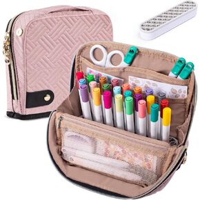 AMOIGEE Stand-Up Tool Organizer with Removable Pen Holder Compatible with Cricut Pen and Tool Set, Storage Organizer for Cricut Accessories and Suppliers, DEST Organizer for Marker