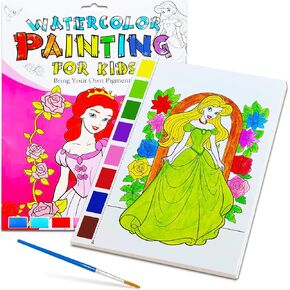 YXOTJHS Watercolor Coloring Book, Paint with Water Books for Kids - Mess Free Coloring for Toddlers, Magic Paint Set - Arts and Crafts for Girls Ages 4-8 - Travel, Stocking Stuffers in Kuwait
