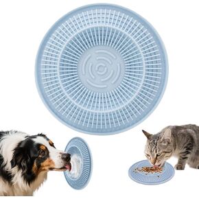 Lick Mat for Dogs and Cats, Slow Feeder Mats with Suction Cups - Bathing, Grooming and Training, Anxiety Relief Feeding Pad,Dishwasher-Safe Pink