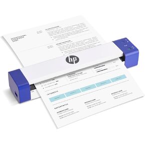 HP PS150 Portable Document Scanner | Compact, Portable, Wireless Digital Scanner with Duplex Mode for Home & Office | Rechargeable, USB & Wi-Fi Direct, Compatible with Mac & Windows PC and Laptop