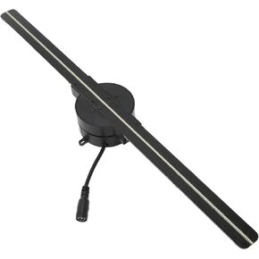 Holographic Fan, 16.5in 3D Hologram Fan 2000x224 Resolution 3D Projector With 224 LED Light Beads For Business Store Advertising,Enhanced Visual Clarity