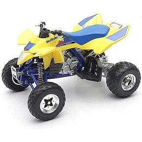 Quad Racer R450 ATV Yellow and Blue 1/12 Diecast Model by New Ray 43393