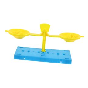 YARNOW 1 Set Plastic DIY Stem Balance Scale for Interactive Weight Measurement Tool for Classroom and Home Activities Safe and Educational Science Experiment