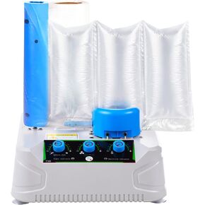 Air Pillow Maker | Adjustable Air Bag Packing Wrapping 33Ft/Min | Inflatable Bubble Packaging Supplies, 110V Pillow Inflator for Shipping, Business, Package