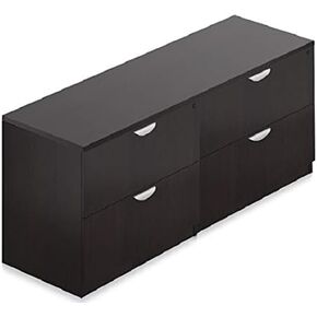 SL7122TOP-SL3622LF Lateral File Credenza, 72" w x 22" d x 29 1/2" h - American Mahogany