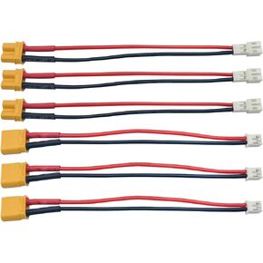 3Pairs XT30 to 2-PIN JST PH2.0 Male Female Adapter Conversion Cable 22AWG 10cm for Axial SCX24 Furitek Tegu Lizard ESC RC Car FPV DIY Parts