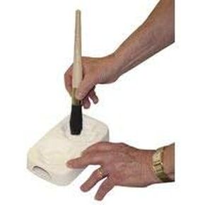 Glass Fusing/Slumping Supplies: Mold Cleaning Brush by Nartique Glass