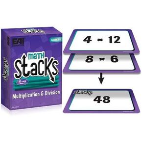 Math Stacks Multiplication & Division Game: Grades 3-5