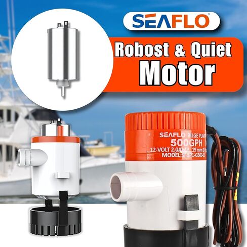 Seaflo 3700 GPH 12v قارب البحرية السباكة الكهربائية مضخات الآسن (3700gph 12v) in Kuwait