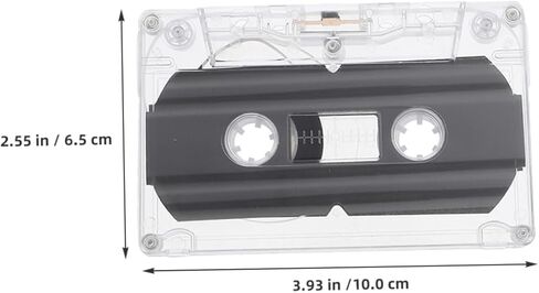 8pcs Clear Audio Cassette Tapes for Retro DIY Messages Hard Shell for Music Recording for Teaching Parties and Special Surprises in Saudi Arabia