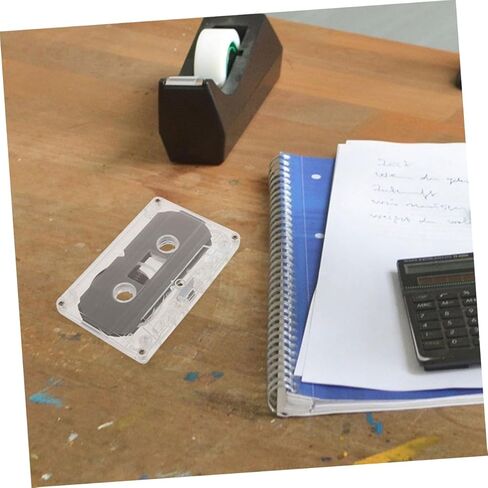8pcs Clear Audio Cassette Tapes for Retro DIY Messages Hard Shell for Music Recording for Teaching Parties and Special Surprises in Saudi Arabia