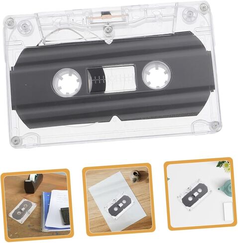 8pcs Clear Audio Cassette Tapes for Retro DIY Messages Hard Shell for Music Recording for Teaching Parties and Special Surprises in Saudi Arabia