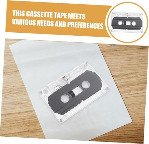 8pcs Clear Audio Cassette Tapes for Retro DIY Messages Hard Shell for Music Recording for Teaching Parties and Special Surprises in Saudi Arabia