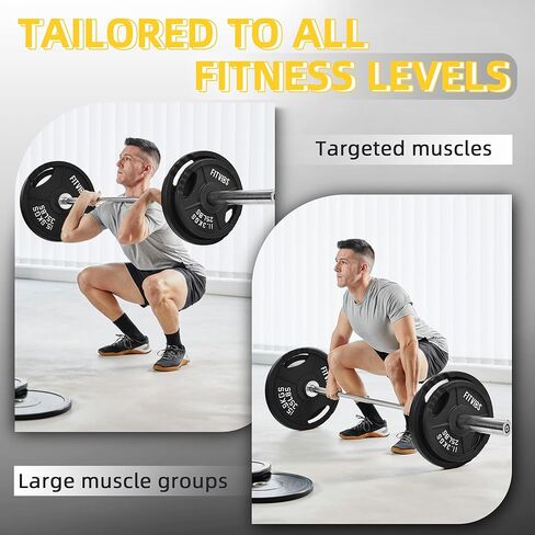 لوحة وزن من الحديد الزهر من سيجنتشر فيتنيس لتدريبات القوة ورفع الأثقال، قياسية أو أولمبية، مقاسات متعددة in Kuwait