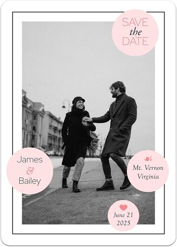 Personalized Save the Date Announcements - Custom Save the Date Cards for Weddings in Saudi Arabia