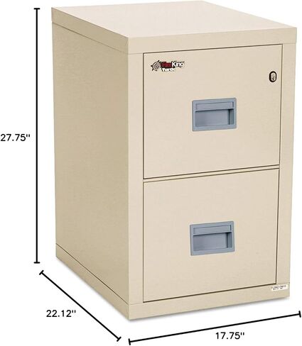 FireKing Turtle Vertical 4 Drawer Legal and Letter Fire Safe File Cabinet with Key Lock, 1 Hour Fire Rated, UL Rated & Water Resistant Home Safe, Filing Cabinet, Made in The USA, Black in Saudi Arabia