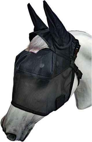 EquiVizor 95% UV Eye Protection (Full) Horse Fly Mask with Ears. Designed to Stay On Your Horse, Off The Ground. in Saudi Arabia