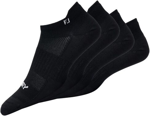 FootJoy Women's 2023 ProDry Lightweight Roll Tab, Black, Fits Shoe Size 6-9 in Saudi Arabia