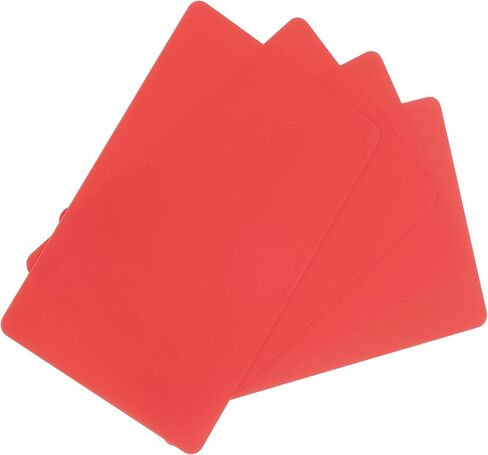 Meccanixity 200pack فارغ بطاقات PVC 20mil بطاقات ID بطاقات الائتمان الفارغة بطاقات بلاستيكية مقاومة للماء وطباعة مزدوجة الطابعة شارة الهوية ، الرسومات البيضاء in Kuwait