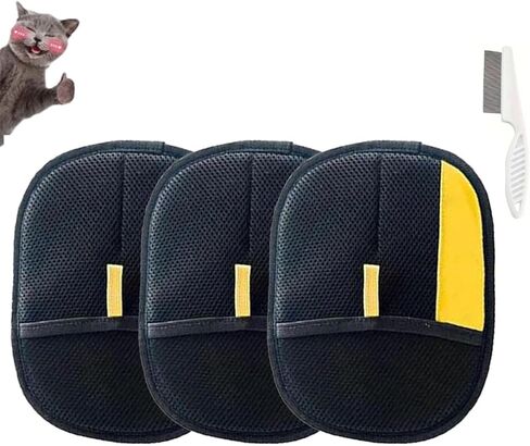 Velure Pet Hair Removal Glove, Petpal Hair Remover, Rhino Ben Pet Hair Remover, Cxtcomfy Pet Hair Remover, Electrostatic Pet Removal Removal Gloves for Pet Deshedding(2Pcs) in Saudi Arabia
