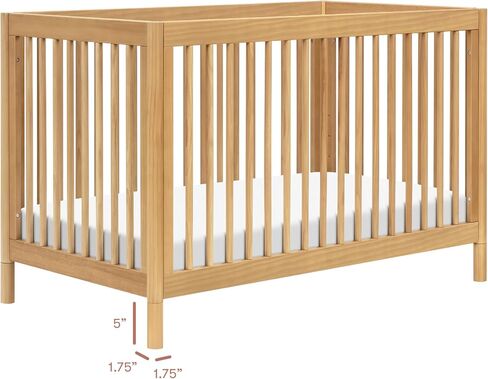 Babyletto Gelato Crib and Dresser Feet Pack in White in Saudi Arabia