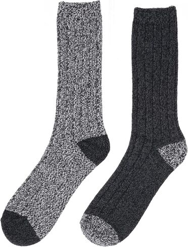 مجموعة جوارب Cuddl Duds للرجال مكونة من زوجين من الجوارب الكلاسيكية المريحة متعددة الألوان المتنوعة وسهلة العناية in Saudi Arabia