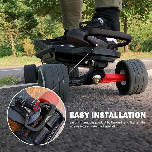 Maxfind Skateboard Handle - Compatible with Electric Longboard Skateboards - Aluminum Alloy, Waterproof and Wear-Resistant Skateboard Accessories in Saudi Arabia