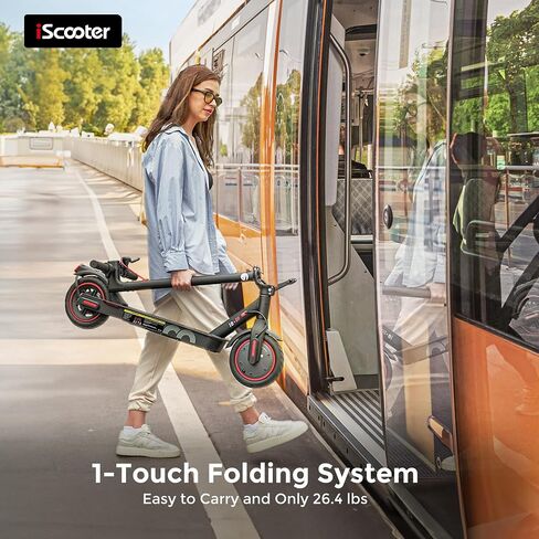iScooter Electric Scooter for Adults, 18/12 Miles Long Range,22/19/18 Mph Top Speed, Commuting Electric Scooter with Cruise Control, Double Braking Systems Escooter for Adults and Teens in Saudi Arabia