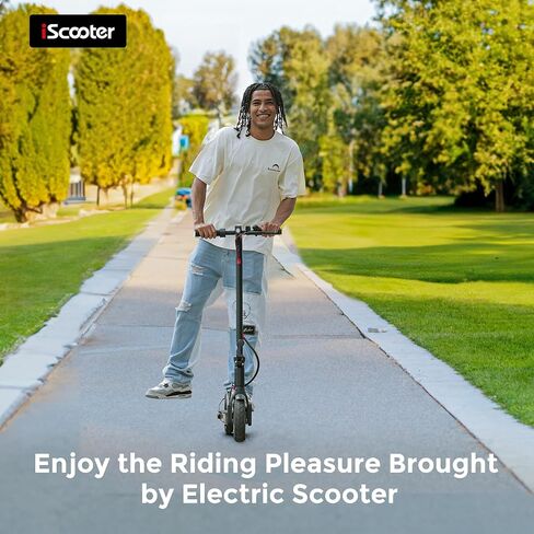 iScooter Electric Scooter for Adults, 18/12 Miles Long Range,22/19/18 Mph Top Speed, Commuting Electric Scooter with Cruise Control, Double Braking Systems Escooter for Adults and Teens in Saudi Arabia