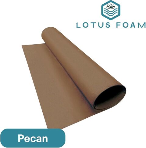 LotusFoam Large 3mm EVA Foam Sheet - 22"x 42" High Density Foam 130 kg/m3 for Cosplay, Costumes, Crafts, Flooring, Outdoor Use - 35 Colors (Pecan) in Saudi Arabia
