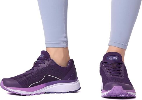 أحذية مشي نسائية من KUBUA أحذية رياضية جورب شبكية سهلة الارتداء لأحذية التنس الخفيفة للسيدات والفتيات in Kuwait