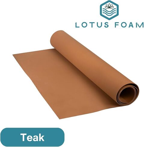 LotusFoam Large 3mm EVA Foam Sheet - 22"x 42" High Density Foam 130 kg/m3 for Cosplay, Costumes, Crafts, Flooring, Outdoor Use - 35 Colors (Pecan) in Saudi Arabia