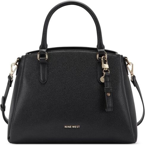 Nine West Tansy Jet Set Satchel, Floral Logo Milk in Kuwait