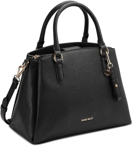 Nine West Tansy Jet Set Satchel, Floral Logo Milk in Kuwait