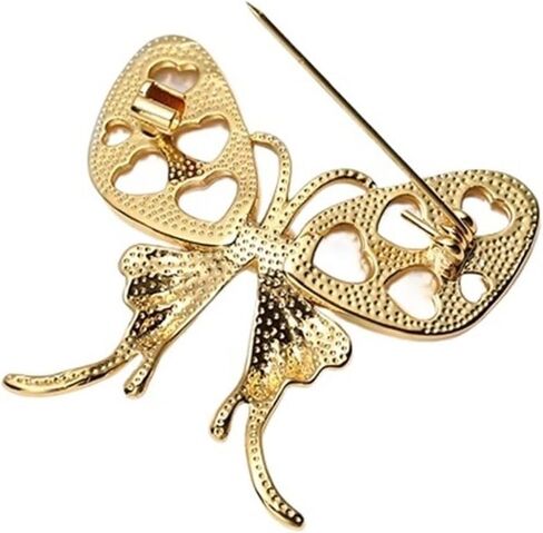 Corsage elegant simple butterfly pearl pin in Saudi Arabia