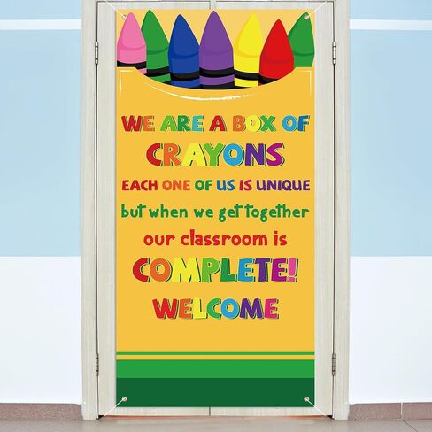 Composition Notebook for Back to School Classroom Decor First Day of School Door Cover Welcome Banner for Back to School Composition Notebook Wall Door Decor Porch Sign for Classroom in Kuwait
