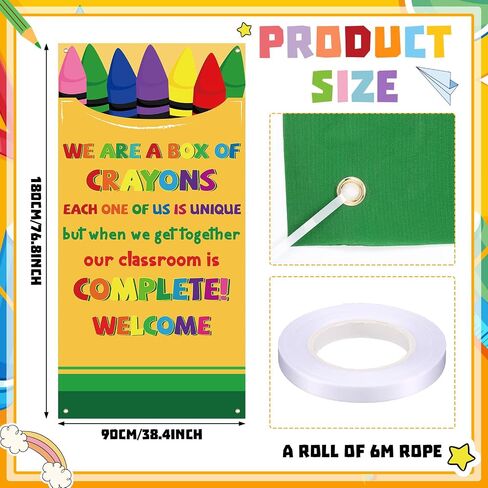 Composition Notebook for Back to School Classroom Decor First Day of School Door Cover Welcome Banner for Back to School Composition Notebook Wall Door Decor Porch Sign for Classroom in Kuwait