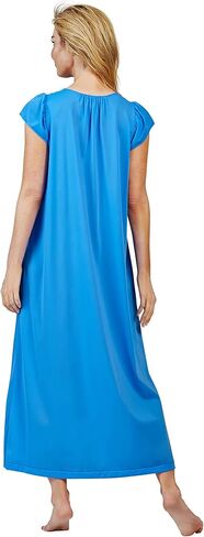 Shadowline Women's Rosebud Cap Sleeve Long Nightgown in Kuwait