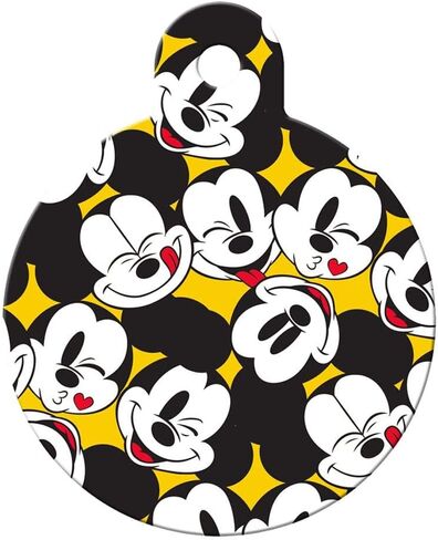 Gotags Mickey Mouse و Minnie Mouse Pet Id علامات ، علامات Disney Dog للكلاب والقطط ، محفورة على ما يصل إلى 4 أسطر من النص المخصص in Kuwait