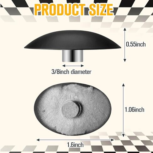 BBTO 3.5 Ounce Tungsten Canopy Weight Incremental Car Canopy Weights Car Weights(Black) in Saudi Arabia