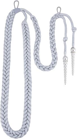 MAYJOYDIY Golden Shoulder Wire Cord Army Shoulder Aiguillette Cord Gold Military Honor Cord Traditional Braided Shoulder Badge with 2 Tips for Uniform Cosplay Costume DIY Clothes Decoration in Saudi Arabia