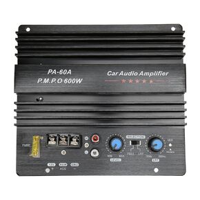 600W Car Sound Amp Board, Audio Control Amplifuer with 12V High Power and Bass Subwoofer Amp Board, for Vehicle Electronics, Car Music Player and Sound System