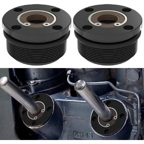 Trim Cap Cylinder with Seals 61A-43821-00-00 FSM040 Fit for Yamaha V6 1996-2018 200 225 250 F200-F300 HPDI OX66 Old Style 4 Wires Systems & 2 Wire Systems（2Pcs）