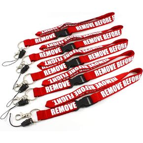 Rotary13B1 Remove Before Flight - Red Lanyard - 5 Pack