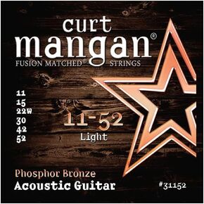 Fusion Matched Phosphor Bronze Acoustic Strings (11-52)