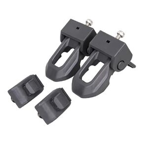 Original Hood Latch Lock Catch Locking Pin with Lock & US Flag Kit for 2018-2023 Jeep Wrangler JL & Jeep Gladiator JT, Exterior Accessories, Stainless Steel & PA66, Black, Left & Right Side