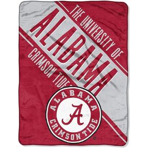 NCAA Section Micro Raschel Super Soft Plush Throw Blanket 46" x 60" (Alabama Crimson Tide)